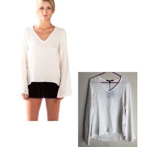 Aiza Textured Silk Blouse